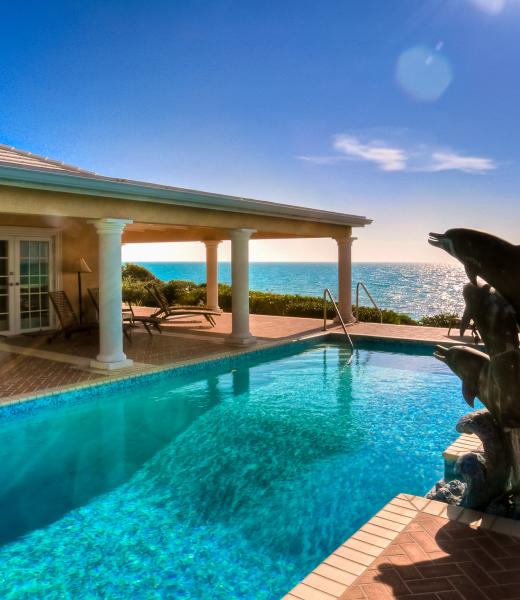 Three Dolphins Turks and Caicos is one of the larger, more spacious and elegant villas located on the south easternly shores of Providenciales in a place called Long Bay. It is built bungalow style, with all the rooms on one level (no stairs to climb) therefore ideal for those vacationing with young children or the elderly. The layout is such that...