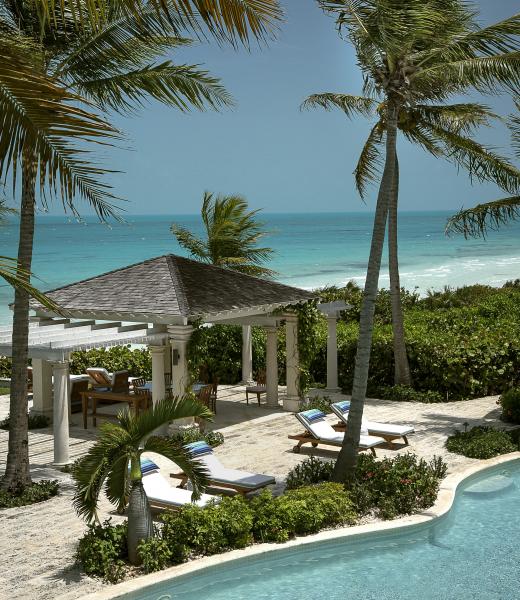 La Dolce Vita is the crown jewel of the Grace Bay Resort collection. She sits atop Long Bay Beach with 9 bedrooms and 13 bathrooms. The expansive 12,300 square feet of living space features modern design  both inside and out. La Dolce Vita is home to over 4 acres with more than 430 square feet of beachfront - perfect for your Turks and Caicos...
