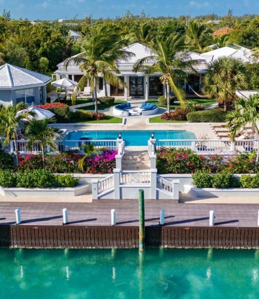 Villa Below Deck is a five-bedroom Turks and Caicos villa located in the Leeward district of Providenciales. Villa Below Deck offers a secluded canal-side experience only minutes from the crystal-clear waters and powdry sands of Grace Bay Beach. 
Villa Below Deck is a single story residence with an individual guest house, and immediately guests...