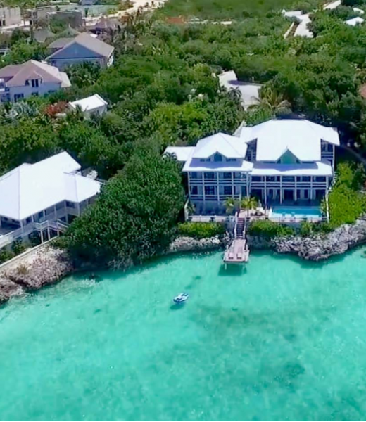 Sunset Point offers tropical breezes, stunning sunsets, and ocean views from every room! This Turks and Caicos villa rental boasts an expansive 4000 square feet of living space surrounded by half an acre of lush landscaping and turquoise waters.

