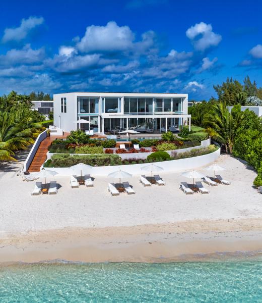 Villa Bash is a luxurious seven-bedroom beachfront retreat located in the exclusive Emerald Point neighborhood on the northeast coast of Providenciales in Turks and Caicos Islands. Designed for guests seeking privacy, comfort, and personalized service, the villa combines contemporary elegance with breathtaking oceanfront surroundings. Each king...